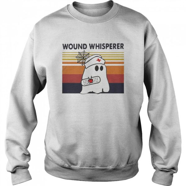 Nurse Ghost Wound Whisperer Vintage Retro shirt