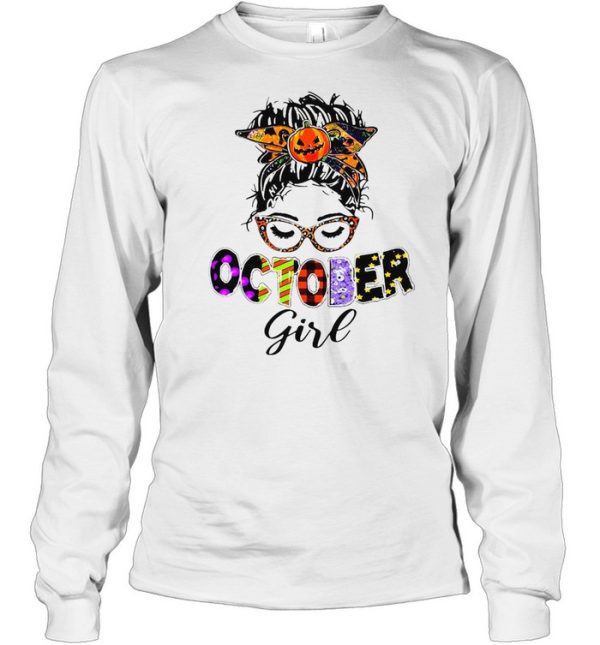 October Girl Happy Halloween T-shirt