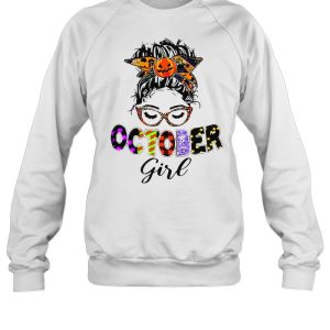 October Girl Happy Halloween T-shirt