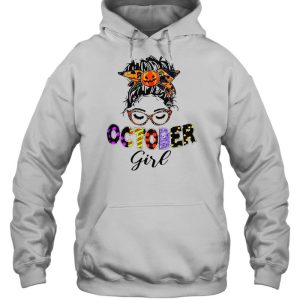 October Girl Happy Halloween T shirt 3