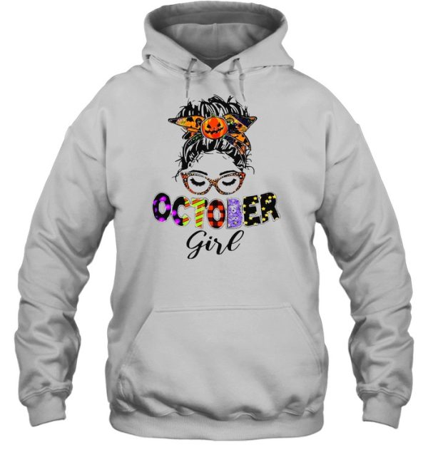 October Girl Happy Halloween T-shirt
