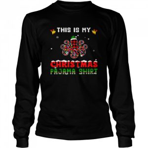 Octopus This Is My Christmas Pajama Shirt 3