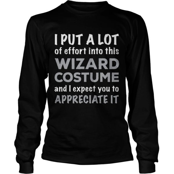 Official Easy Lazy Wizard Halloween Costume shirt