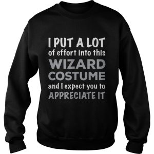 Official Easy Lazy Wizard Halloween Costume shirt 3