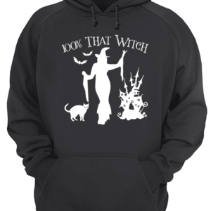 Official Halloween 100 THAT WITCH Sexy Funny Costume Women Teen Girl shirt 3