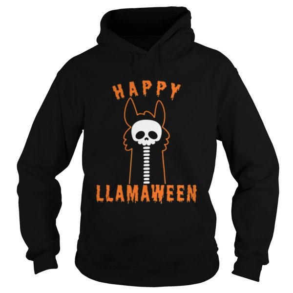 Official Halloween Llama Funny Happy Llamaween shirt