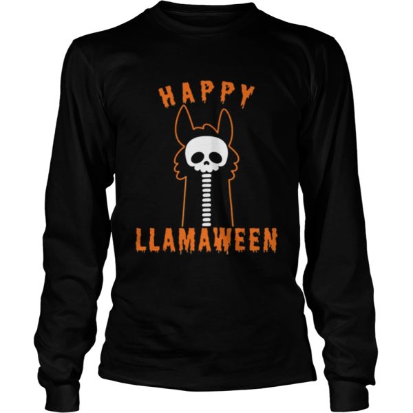 Official Halloween Llama Funny Happy Llamaween shirt