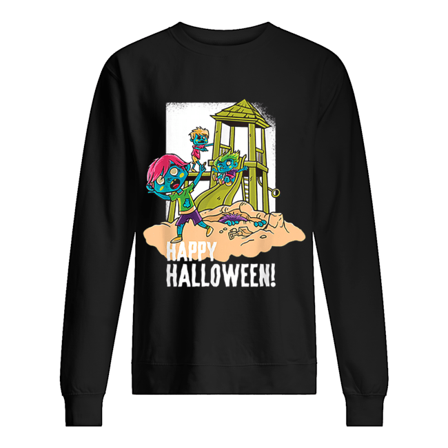 Official Happy Halloween Playground Zombie shirt Official Happy Halloween Playground Zombie shirt