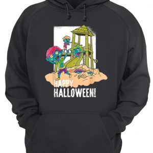Official Happy Halloween Playground Zombie shirt 3