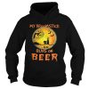Official My Broomstick Runs On Beer Moon Funny Drinking Halloween shirt