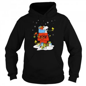 Oklahoma State Cowboys Santa Snoopy Wish You A Merry Christmas Shirt 5
