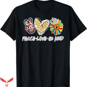 Orange Day T-Shirt Peace Love Be Kind Appreciation Tee Shirt