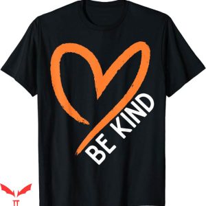 Orange Day T-Shirt Unity Day Orange Heart Be Kind T-Shirt