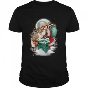 Oregon Ducks Football Merry Christmas Santa Claus Gift Oregon Ducks T-shirt