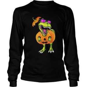 Original Halloween Trex Dinosaur Pumpkin Funny Gift For Men Women shirt