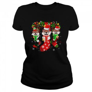 Otter Socks Christmas Family Pajamas Christmas Shirt