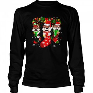 Otter Socks Christmas Family Pajamas Christmas Shirt 3