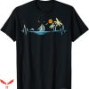 Palm Tree T-Shirt Heartbeat Sailboat Tropical Palm Trees Tee