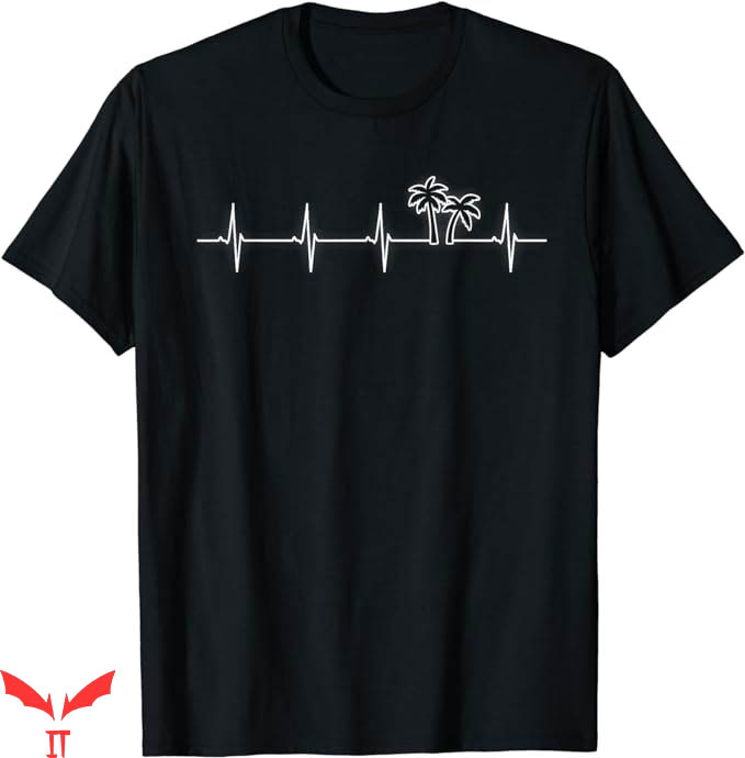 Palm Tree T-Shirt Palm Tree Heartbeat Vacation Gifts T-Shirt Palm Tree T-Shirt Palm Tree Heartbeat Vacation Gifts T-Shirt