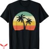 Palm Tree T-Shirt Retro Tropical Beach Shirt TShirt Trending