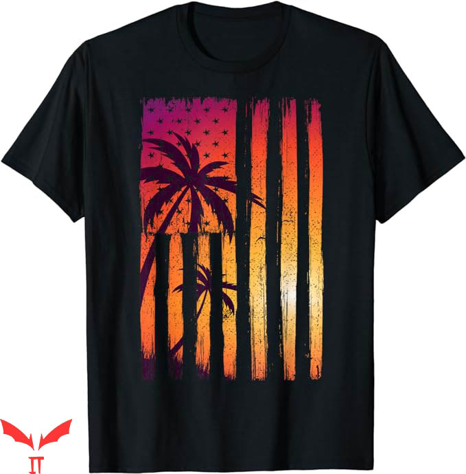 Palm Tree T-Shirt Summer Sunset Palm Trees Tee Trending Palm Tree T-Shirt Summer Sunset Palm Trees Tee Trending