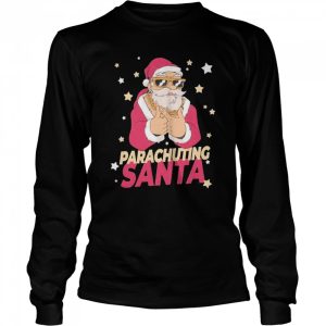 Parachuting Santa Claus Christmas Holiday Parachuting Sweater Shirt 3