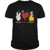Peace Love Pluto Santa Merry Christmas shirt