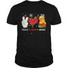 Peace Love Simba Santa Merry Christmas shirt
