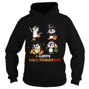 Penguin Happy Hallothanksmas shirt