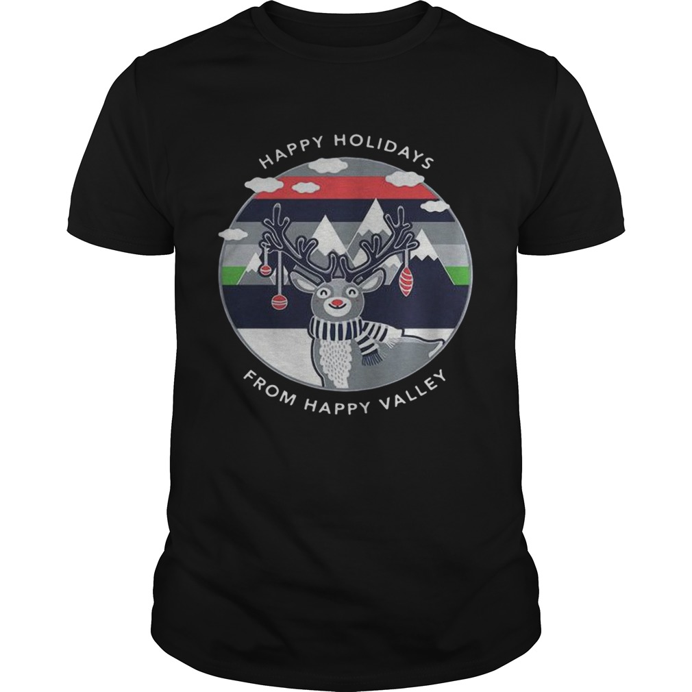 Penn State Happy Holidays From Happy Valley Reindeer Christmas shirt Penn State Happy Holidays From Happy Valley Reindeer Christmas shirt