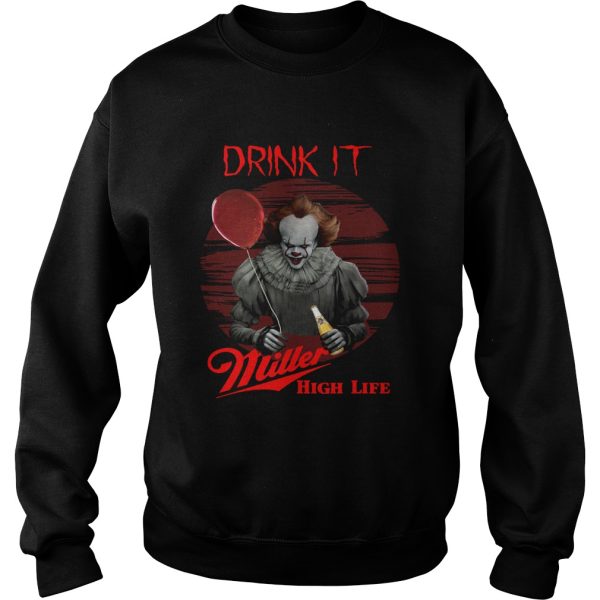 Pennywise Drink IT Miller High Life shirt