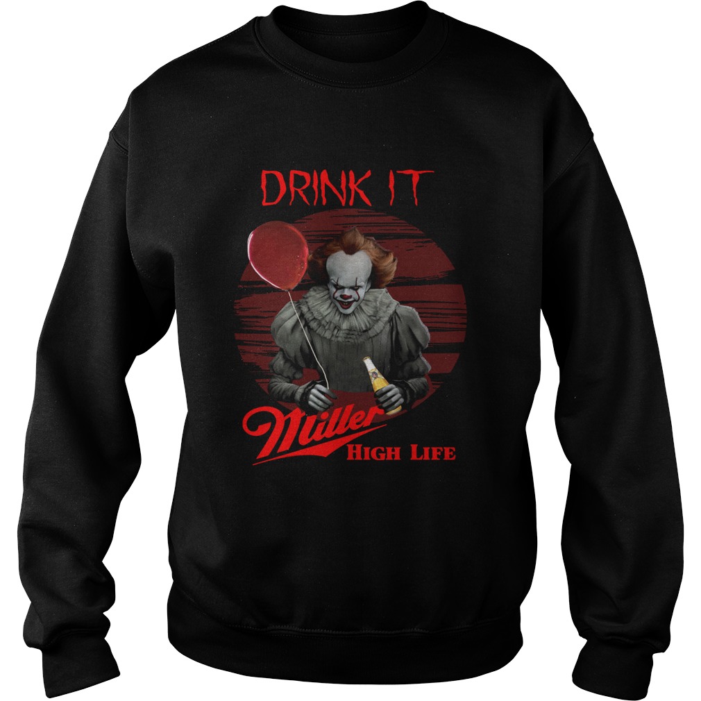 Pennywise Drink IT Miller High Life shirt Pennywise Drink IT Miller High Life shirt