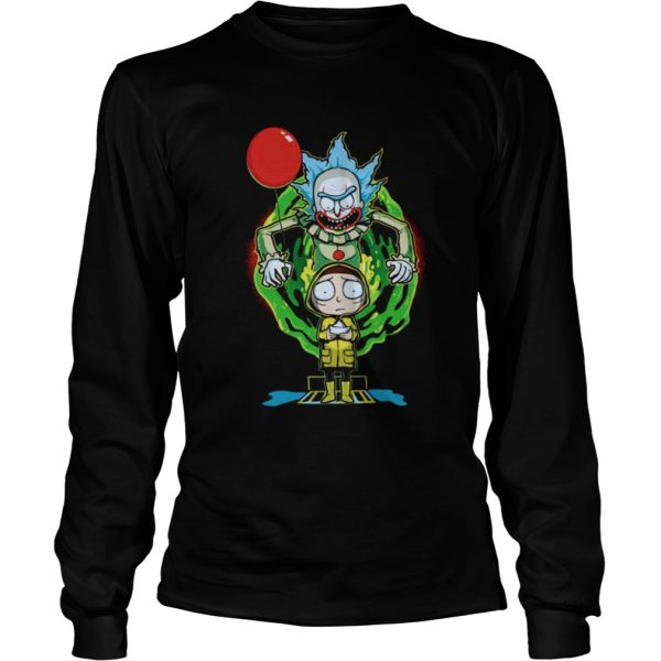Pennywise IT Rick and Morty Halloween shirt