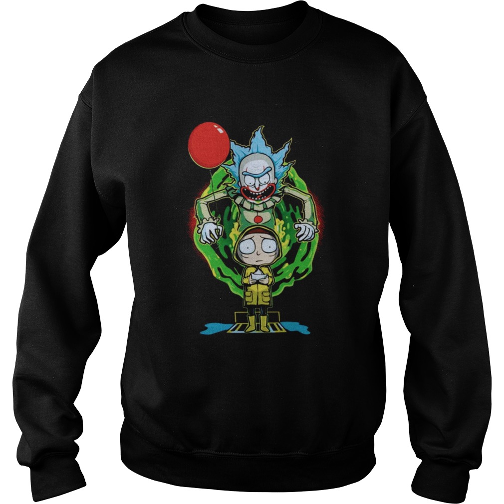 Pennywise IT Rick and Morty Halloween shirt Pennywise IT Rick and Morty Halloween shirt