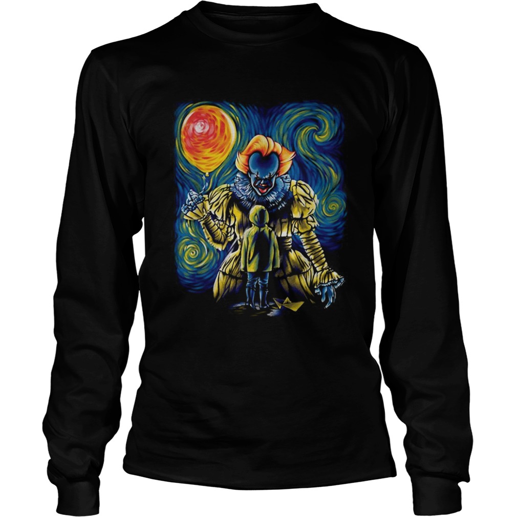 Pennywise and Georgie Van Gogh shirt Pennywise and Georgie Van Gogh shirt