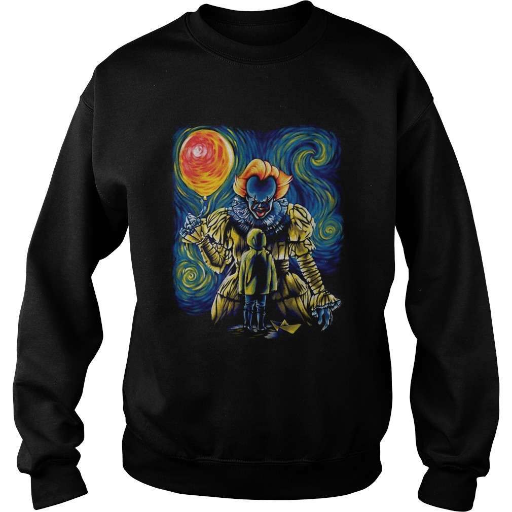 Pennywise and Georgie Van Gogh shirt Pennywise and Georgie Van Gogh shirt