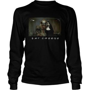 Pennywise and Valak say cheese photo shirt