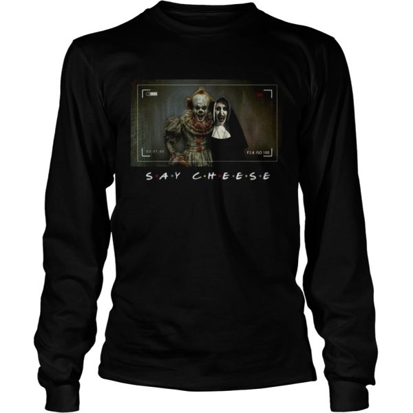 Pennywise and Valak say cheese photo shirt