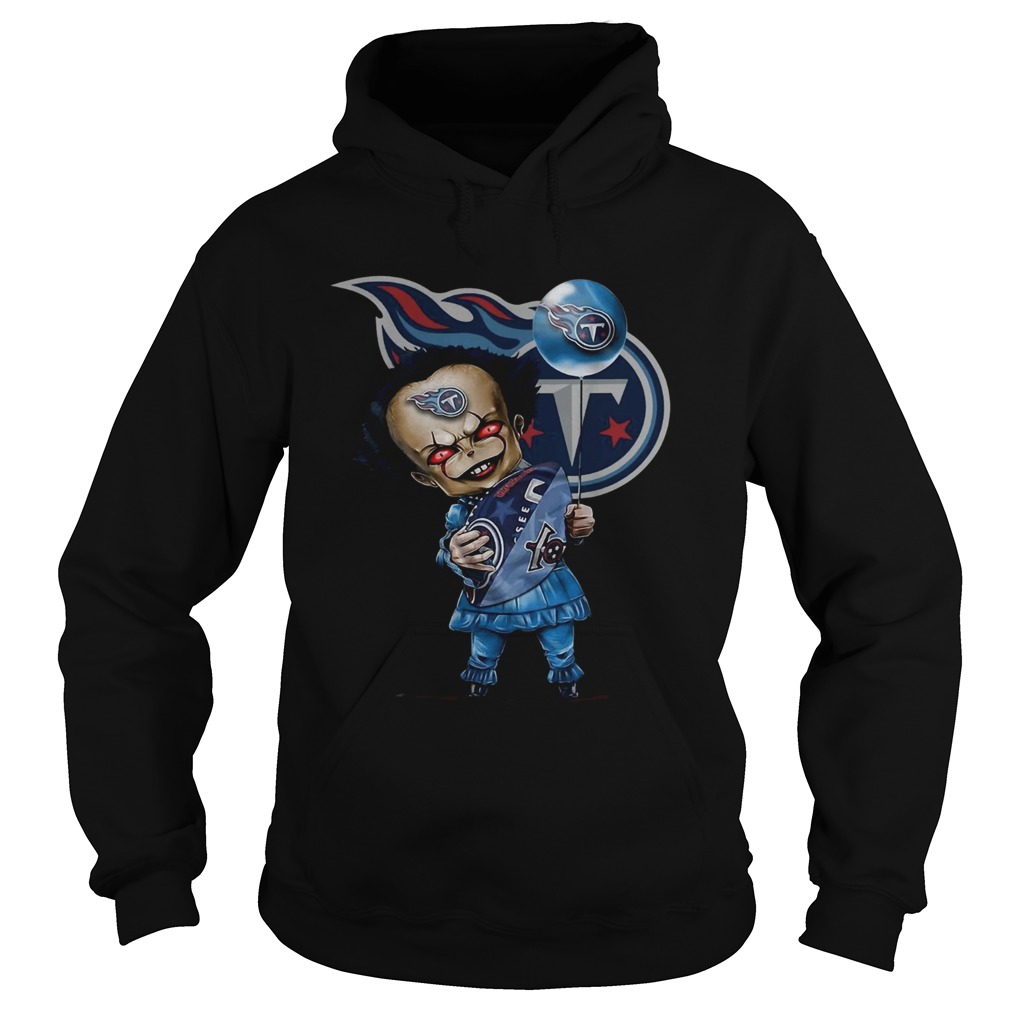 Pennywise hugging Tennessee Titans shirt Pennywise hugging Tennessee Titans shirt