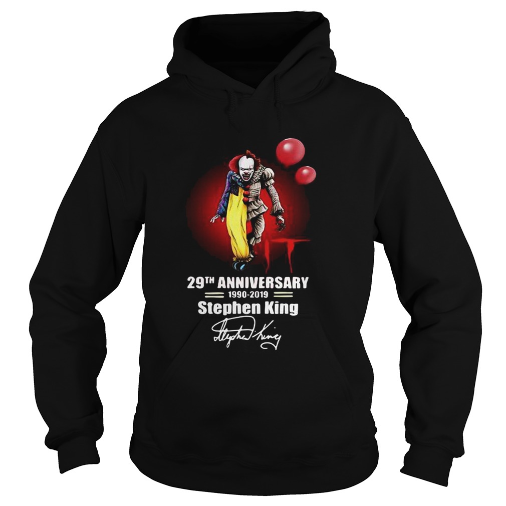 Pennywise it 29th anniversary 1990 2019 Stephen King shirt Pennywise it 29th anniversary 1990 2019 Stephen King shirt