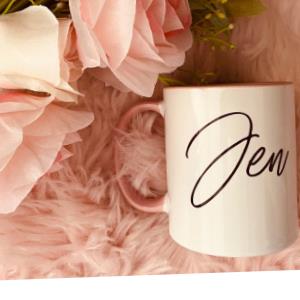 Personalized coffee mug