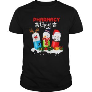 Pharmacy Crew Christmas Pills Snowman shirt