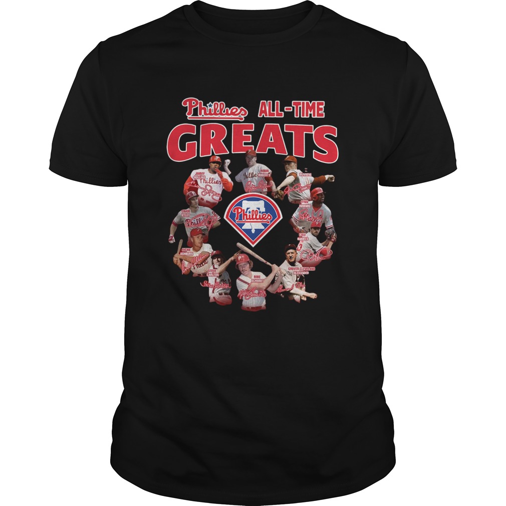 Philadelphia Phillies Alltime Greats team signature shirt Philadelphia Phillies Alltime Greats team signature shirt