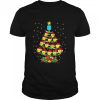 Pickleball Christmas tree sport lover Xmas shirt