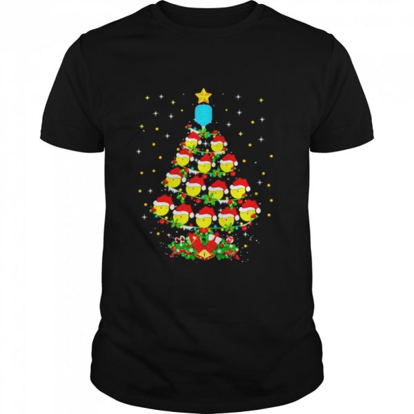 Pickleball Christmas tree sport lover Xmas shirt