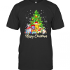 Pikachu Cartoon Merry Christmas Tree T-Shirt