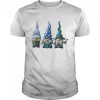 Pilgrim Gnomes Blue Gnomes Design Christmas shirt