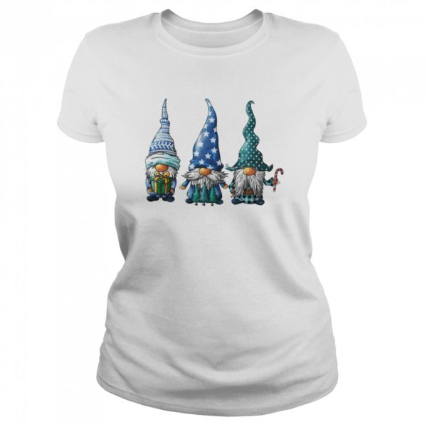 Pilgrim Gnomes Blue Gnomes Design Christmas shirt