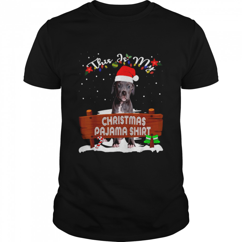 Pitbull Santa This Is My Christmas Pajama shirt Pitbull Santa This Is My Christmas Pajama shirt