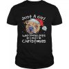 Pitbull Santa just a girl who loves pets and christmas shirt